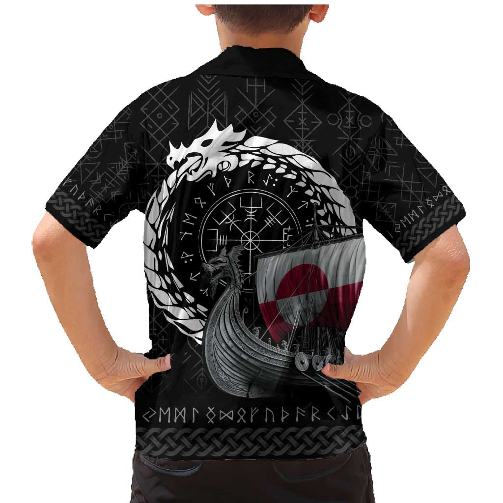 Greenland Viking Drakkar Family Matching Mermaid Dress and Hawaiian Shirt Viking Blood - Wonder Print Shop