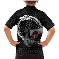 Greenland Viking Drakkar Family Matching Mermaid Dress and Hawaiian Shirt Viking Blood - Wonder Print Shop