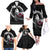 Greenland Viking Drakkar Family Matching Off The Shoulder Long Sleeve Dress and Hawaiian Shirt Viking Blood - Wonder Print Shop