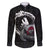 Greenland Viking Drakkar Family Matching Off The Shoulder Long Sleeve Dress and Hawaiian Shirt Viking Blood - Wonder Print Shop
