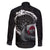 Greenland Viking Drakkar Family Matching Off The Shoulder Long Sleeve Dress and Hawaiian Shirt Viking Blood - Wonder Print Shop
