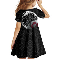 Greenland Viking Drakkar Family Matching Off Shoulder Maxi Dress and Hawaiian Shirt Viking Blood - Wonder Print Shop