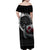 Greenland Viking Drakkar Family Matching Off Shoulder Maxi Dress and Hawaiian Shirt Viking Blood - Wonder Print Shop
