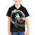 Greenland Viking Drakkar Family Matching Short Sleeve Bodycon Dress and Hawaiian Shirt Viking Blood - Wonder Print Shop