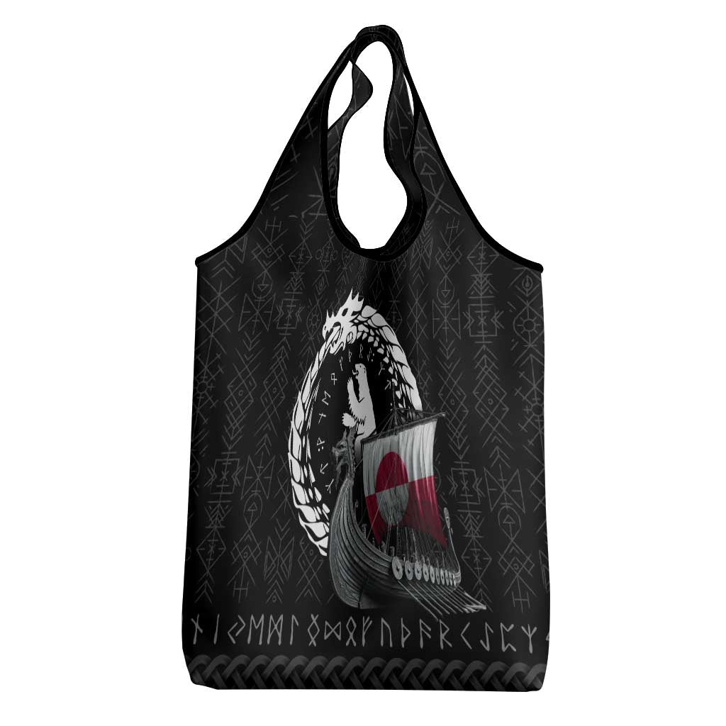 Greenland Viking Drakkar Grocery Bag Viking Blood - Wonder Print Shop