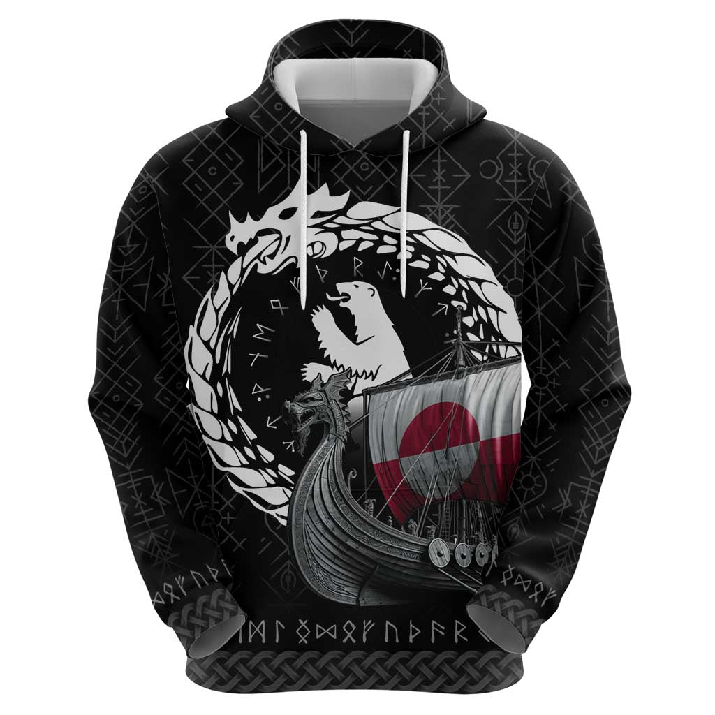 Greenland Viking Drakkar Hoodie Viking Blood - Wonder Print Shop