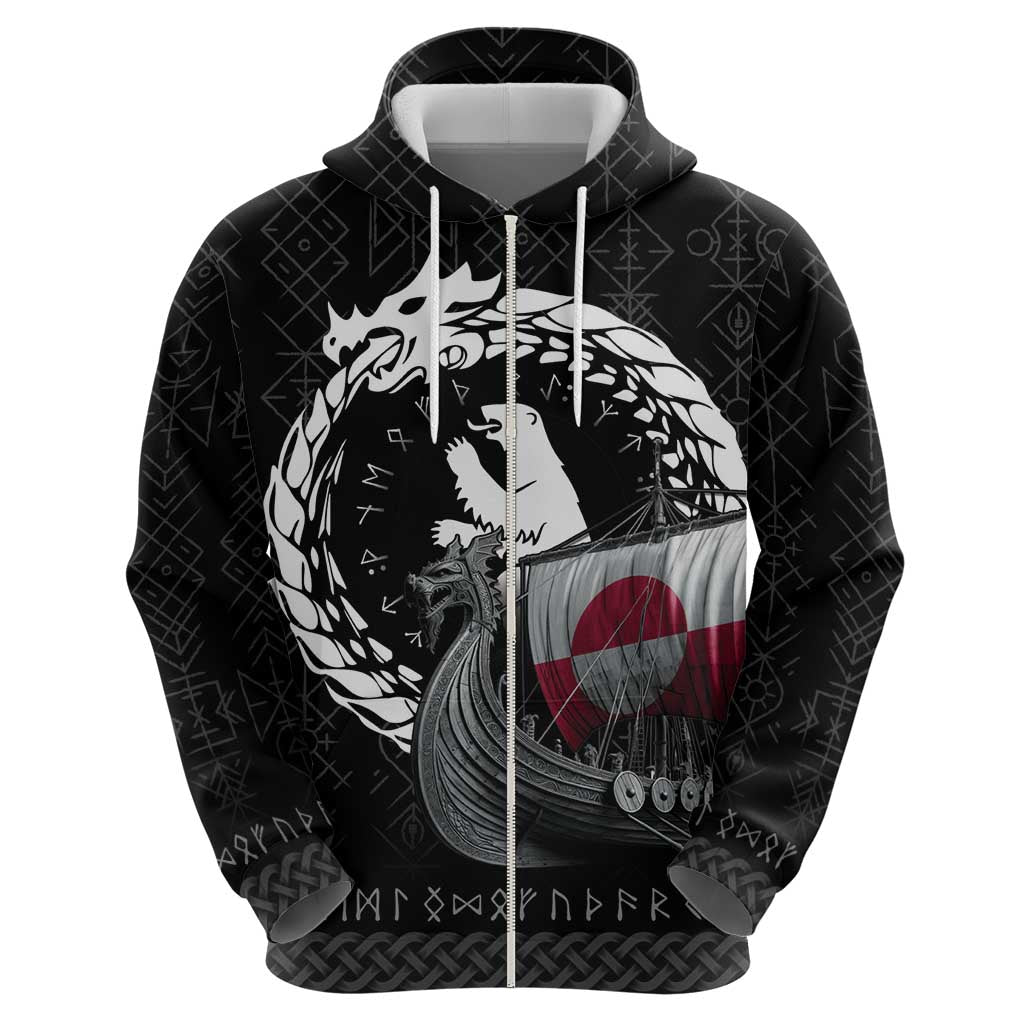 Greenland Viking Drakkar Hoodie Viking Blood - Wonder Print Shop
