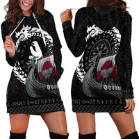 Greenland Viking Drakkar Hoodie Dress Viking Blood - Wonder Print Shop