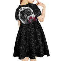 Greenland Viking Drakkar Kid Short Sleeve Dress Viking Blood - Wonder Print Shop