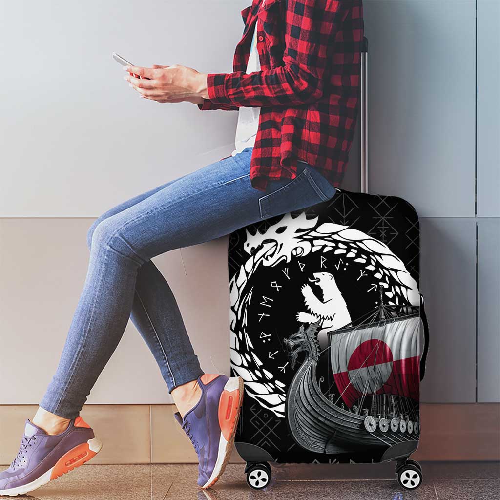 Greenland Viking Drakkar Luggage Cover Viking Blood - Wonder Print Shop