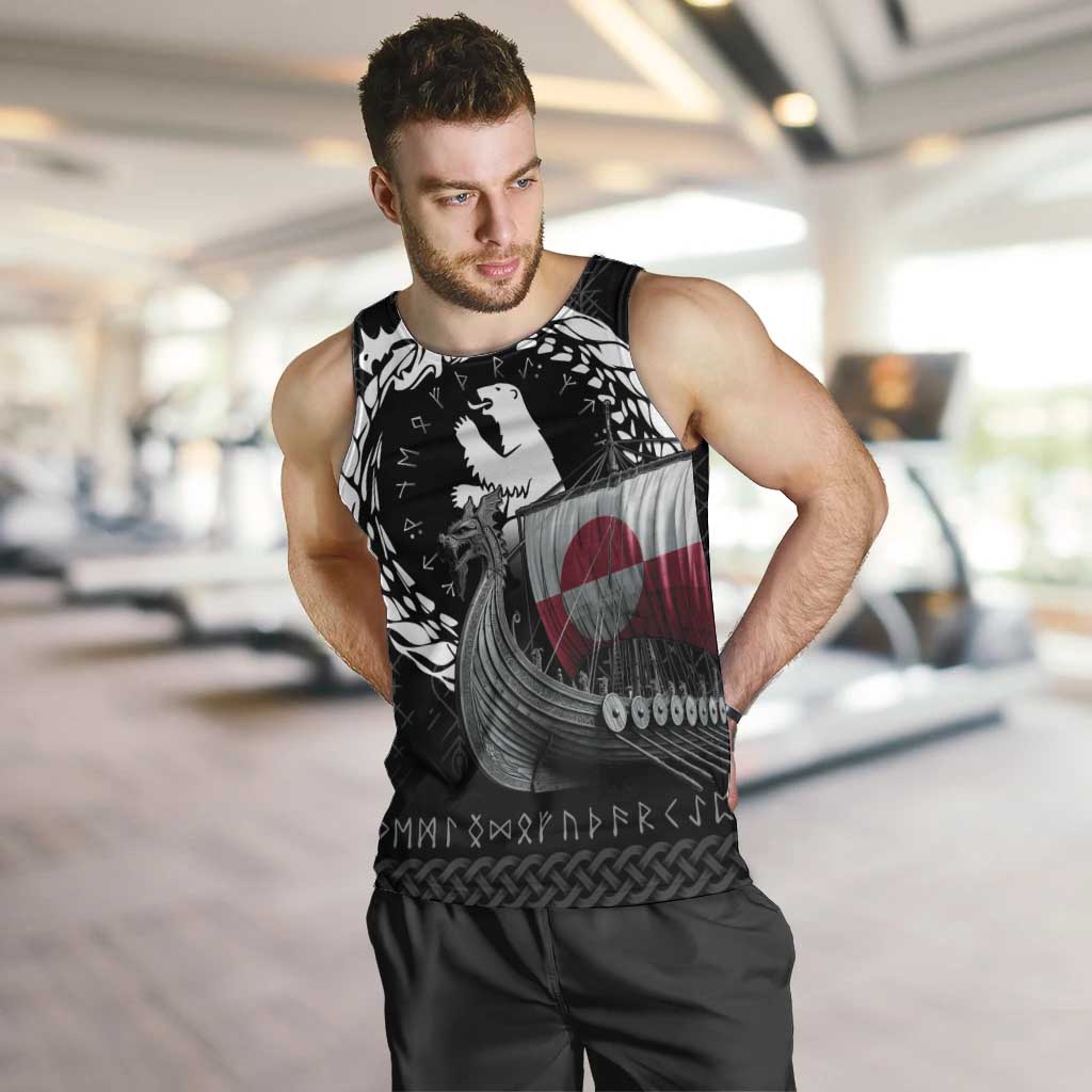 Greenland Viking Drakkar Men Tank Top Viking Blood - Wonder Print Shop