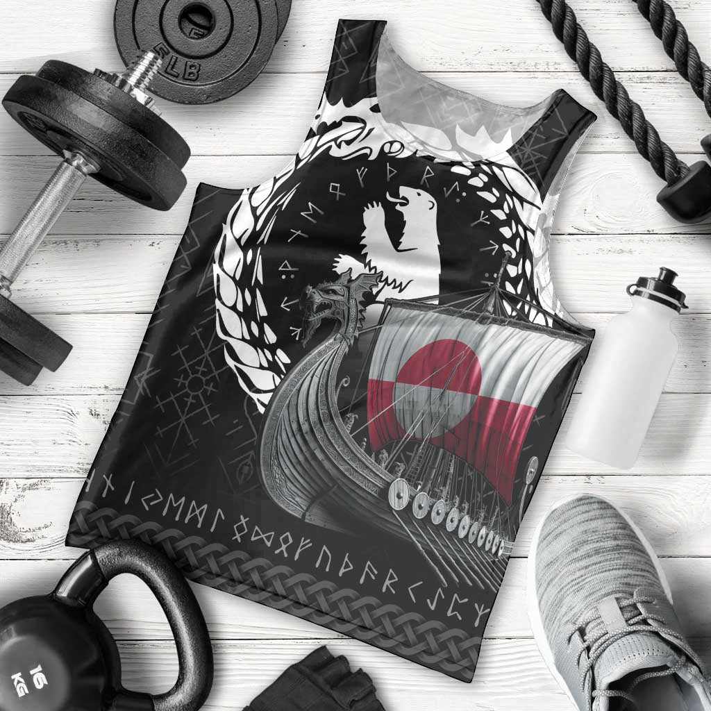 Greenland Viking Drakkar Men Tank Top Viking Blood - Wonder Print Shop