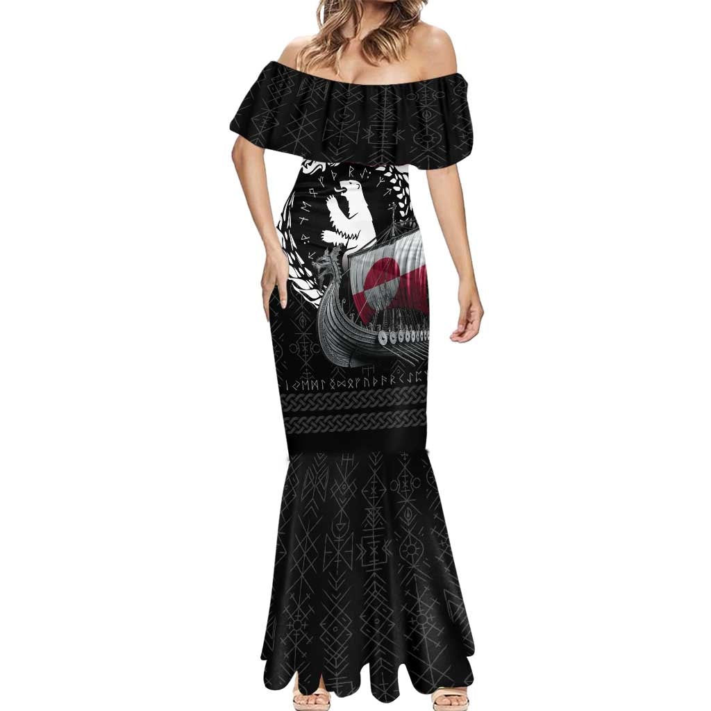 Greenland Viking Drakkar Mermaid Dress Viking Blood - Wonder Print Shop