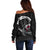 Greenland Viking Drakkar Off Shoulder Sweater Viking Blood - Wonder Print Shop