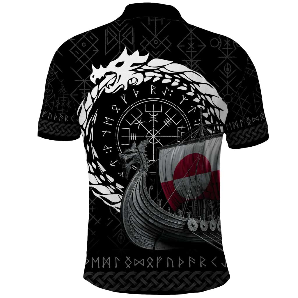 Greenland Viking Drakkar Polo Shirt Viking Blood - Wonder Print Shop
