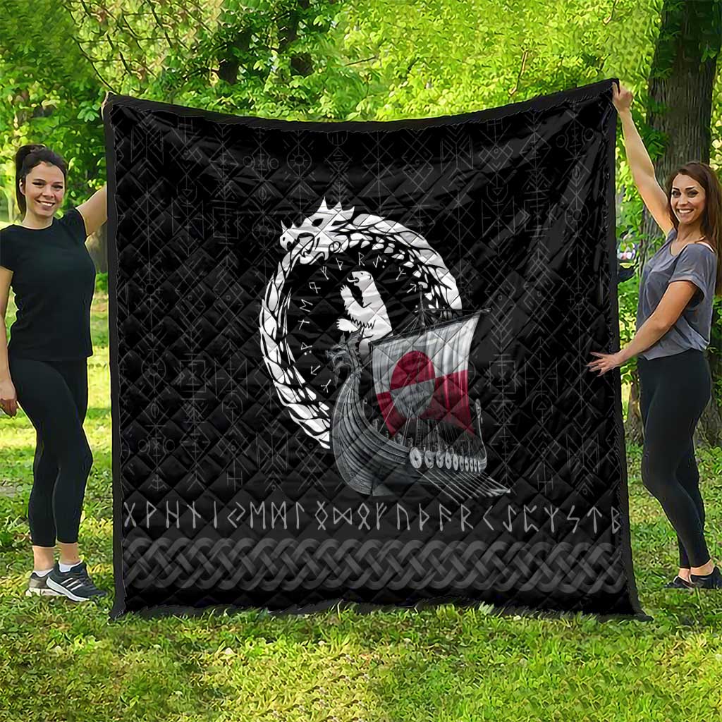 Greenland Viking Drakkar Quilt Viking Blood - Wonder Print Shop