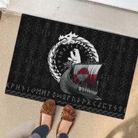 Greenland Viking Drakkar Rubber Doormat Viking Blood - Wonder Print Shop