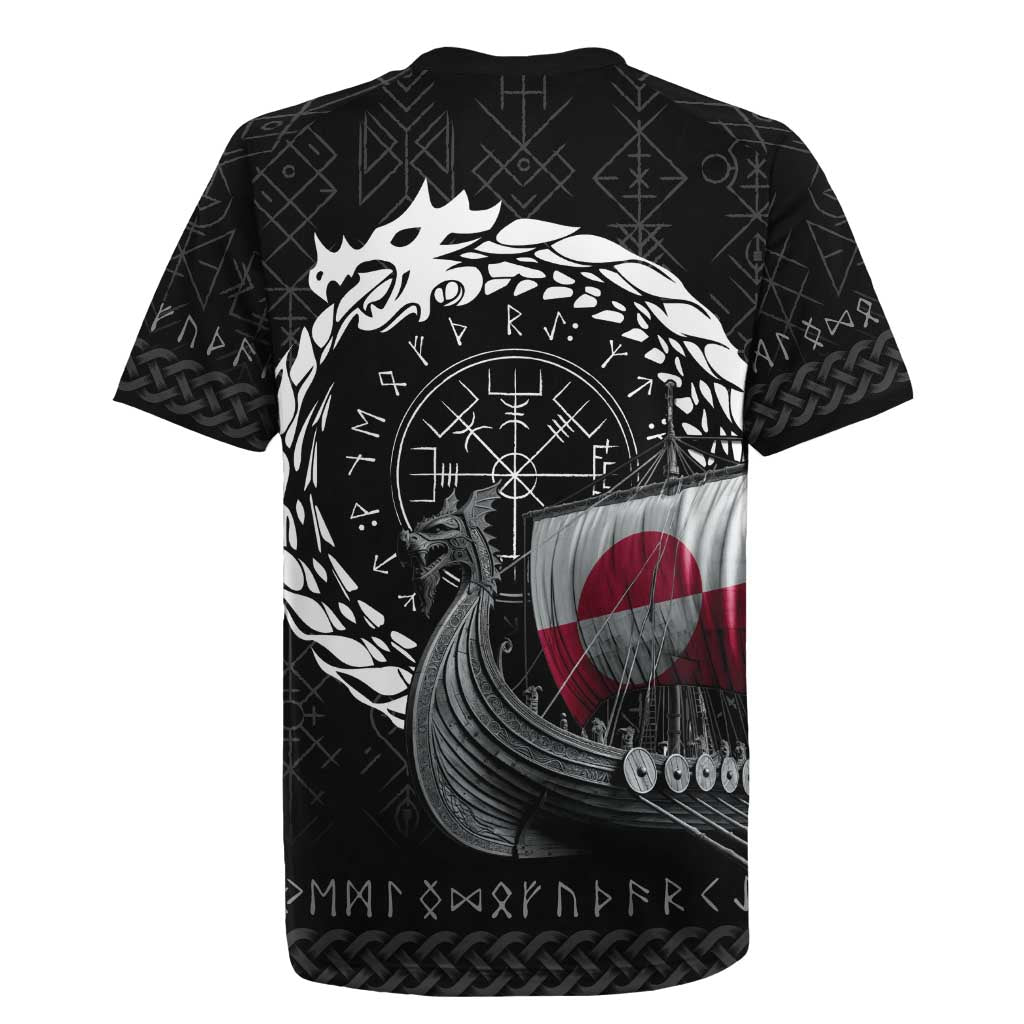 Greenland Viking Drakkar Rugby Jersey Viking Blood - Wonder Print Shop