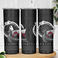 Greenland Viking Drakkar Skinny Tumbler Viking Blood - Wonder Print Shop