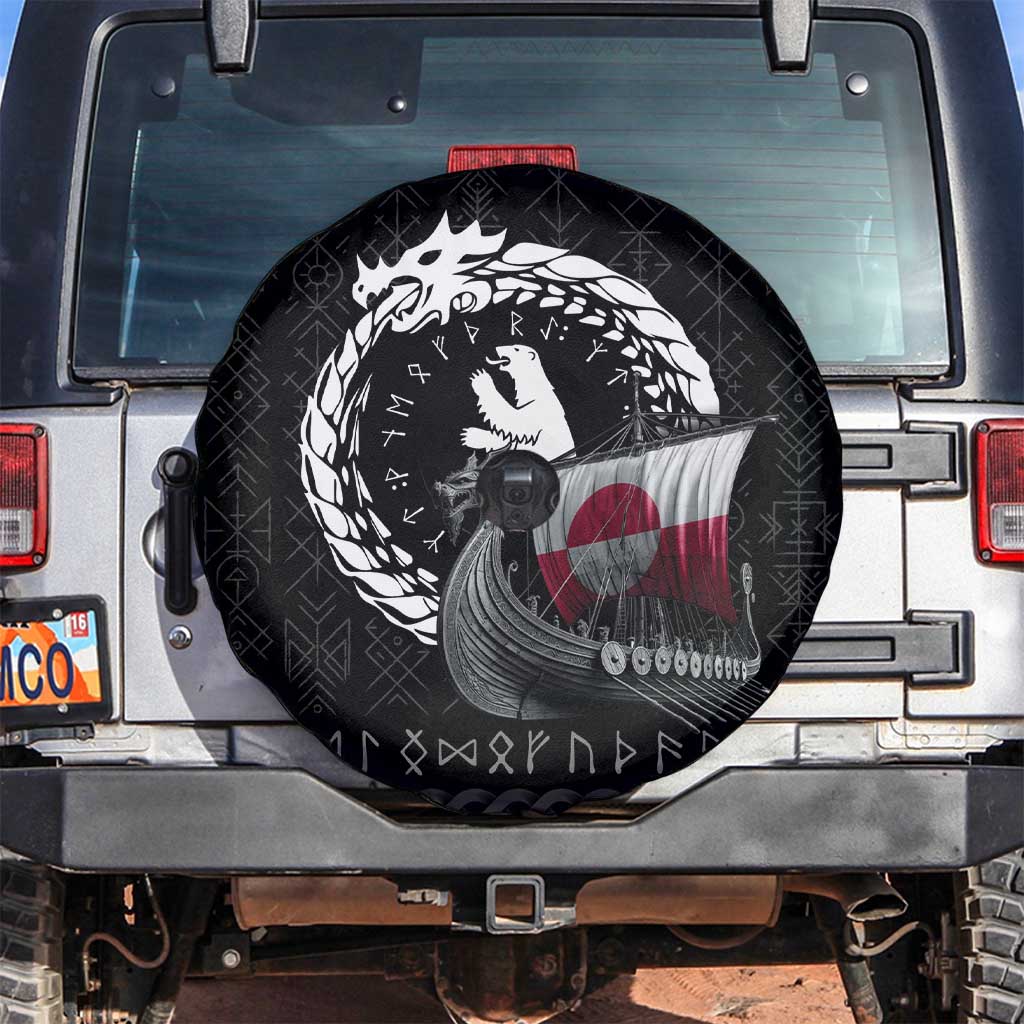 Greenland Viking Drakkar Spare Tire Cover Viking Blood - Wonder Print Shop