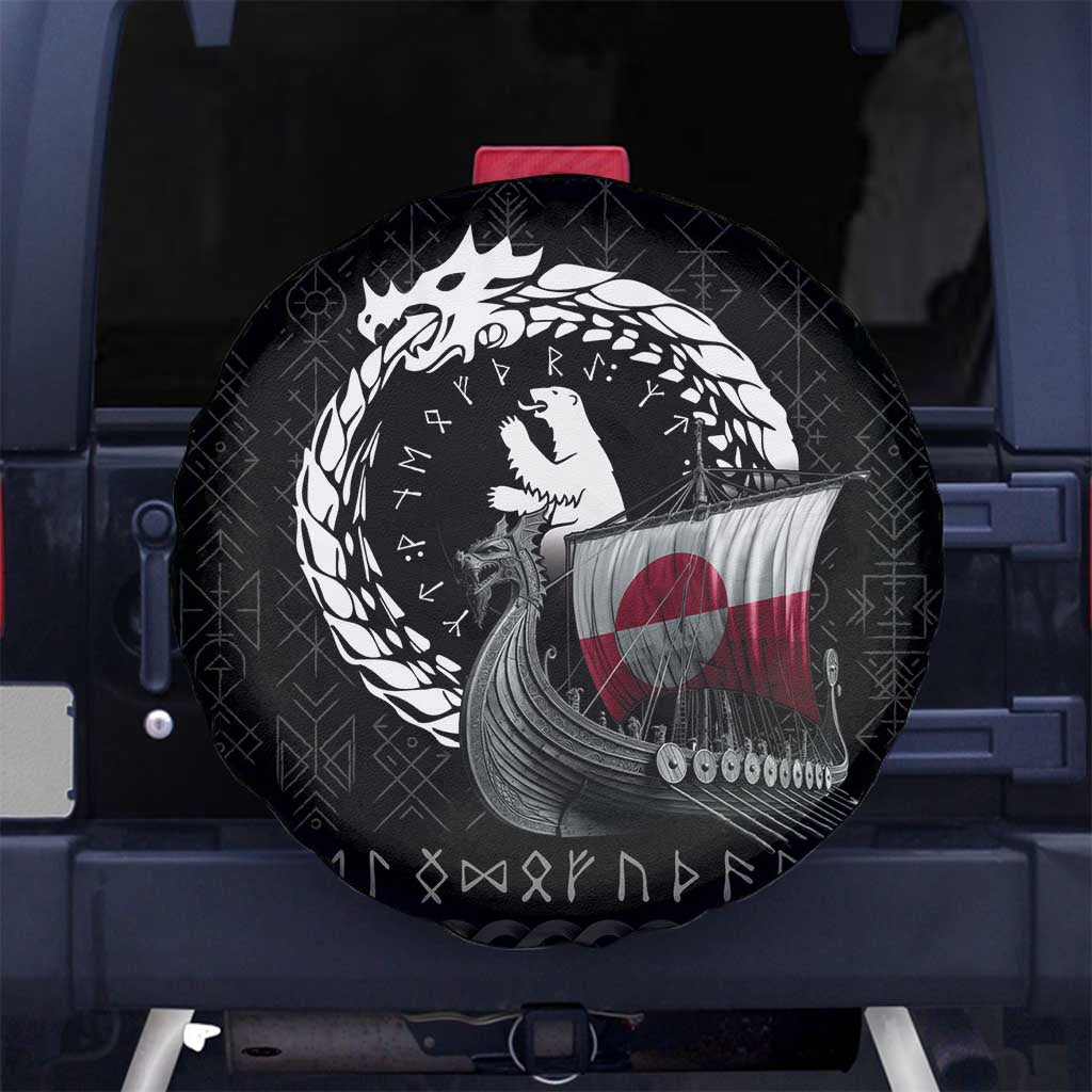 Greenland Viking Drakkar Spare Tire Cover Viking Blood - Wonder Print Shop
