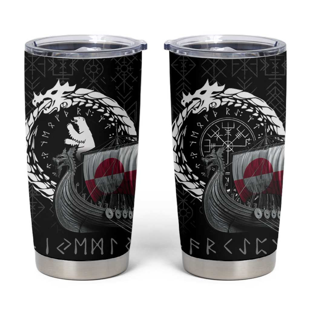 Greenland Viking Drakkar Tumbler Cup Viking Blood - Wonder Print Shop