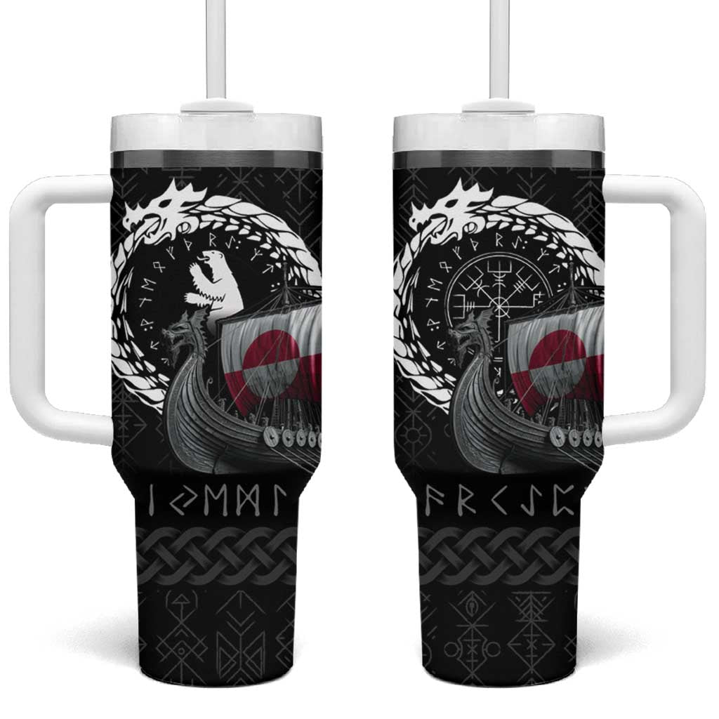 Greenland Viking Drakkar Tumbler With Handle Viking Blood - Wonder Print Shop
