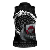 Greenland Viking Drakkar Women Sleeveless Polo Shirt Viking Blood - Wonder Print Shop