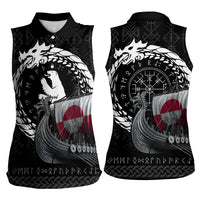 Greenland Viking Drakkar Women Sleeveless Polo Shirt Viking Blood - Wonder Print Shop