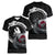 Greenland Viking Drakkar Women V-Neck T-Shirt Viking Blood - Wonder Print Shop