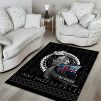 Iceland Viking Drakkar Area Rug Viking Blood - Wonder Print Shop