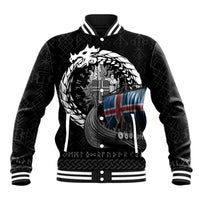 Iceland Viking Drakkar Baseball Jacket Viking Blood - Wonder Print Shop