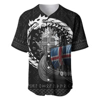 Iceland Viking Drakkar Baseball Jersey Viking Blood - Wonder Print Shop