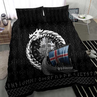 Iceland Viking Drakkar Bedding Set Viking Blood - Wonder Print Shop