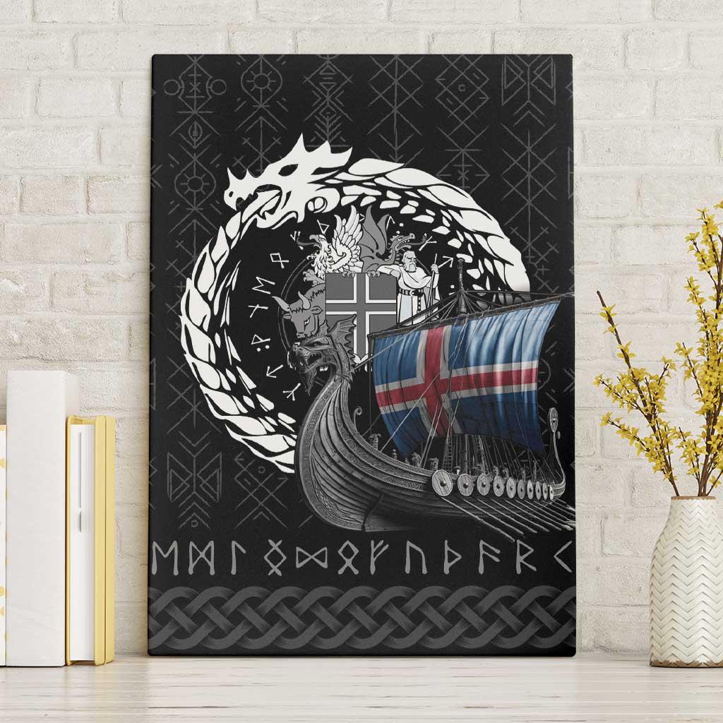 Iceland Viking Drakkar Canvas Wall Art Viking Blood - Wonder Print Shop