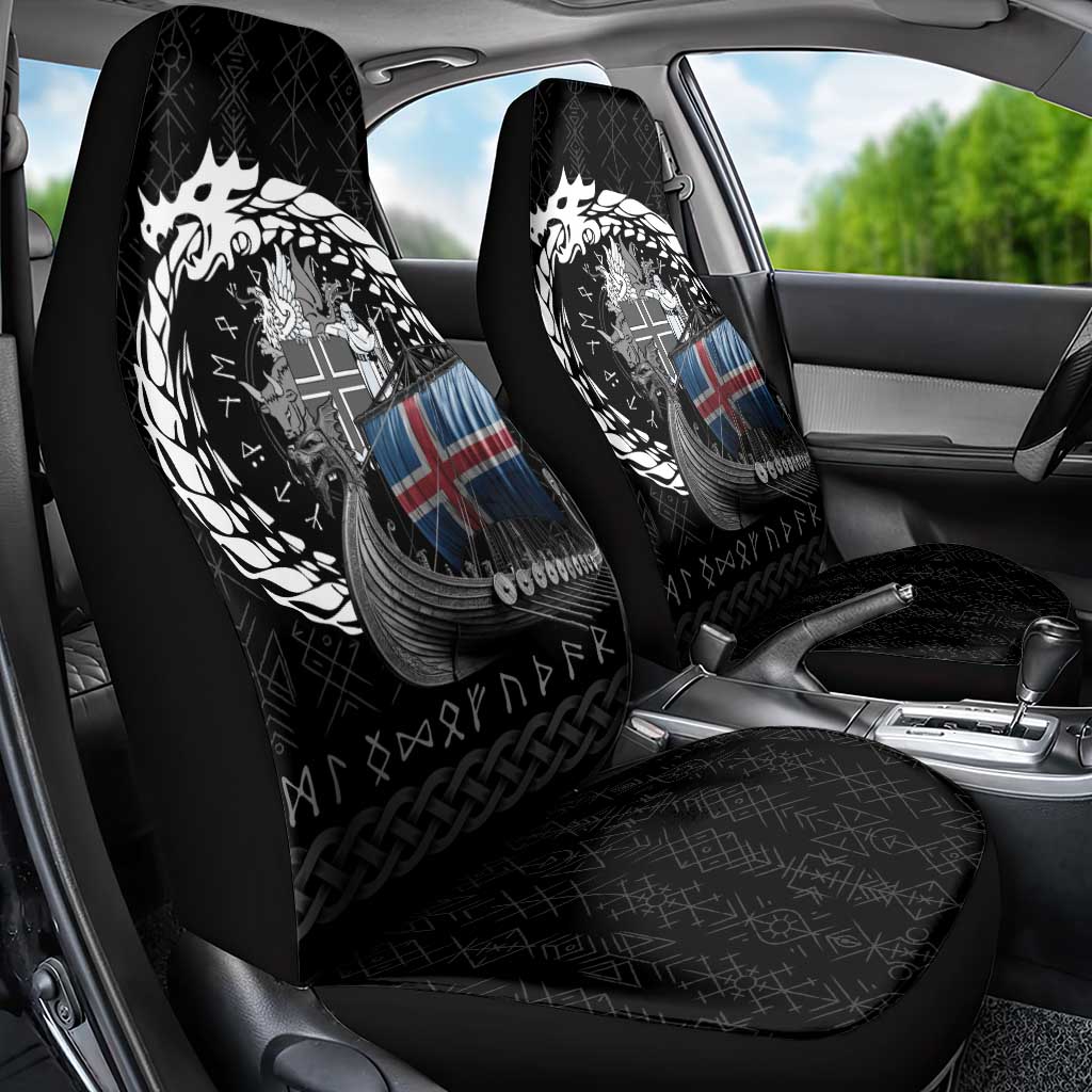 Iceland Viking Drakkar Car Seat Cover Viking Blood - Wonder Print Shop