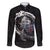 Iceland Viking Drakkar Family Matching Long Sleeve Bodycon Dress and Hawaiian Shirt Viking Blood - Wonder Print Shop