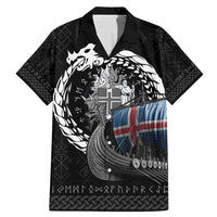 Iceland Viking Drakkar Family Matching Mermaid Dress and Hawaiian Shirt Viking Blood - Wonder Print Shop