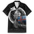 Iceland Viking Drakkar Family Matching Short Sleeve Bodycon Dress and Hawaiian Shirt Viking Blood - Wonder Print Shop