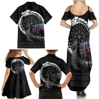 Iceland Viking Drakkar Family Matching Summer Maxi Dress and Hawaiian Shirt Viking Blood - Wonder Print Shop