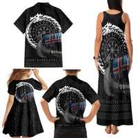Iceland Viking Drakkar Family Matching Tank Maxi Dress and Hawaiian Shirt Viking Blood - Wonder Print Shop