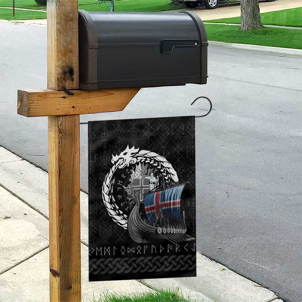 Iceland Viking Drakkar Garden Flag Viking Blood - Wonder Print Shop
