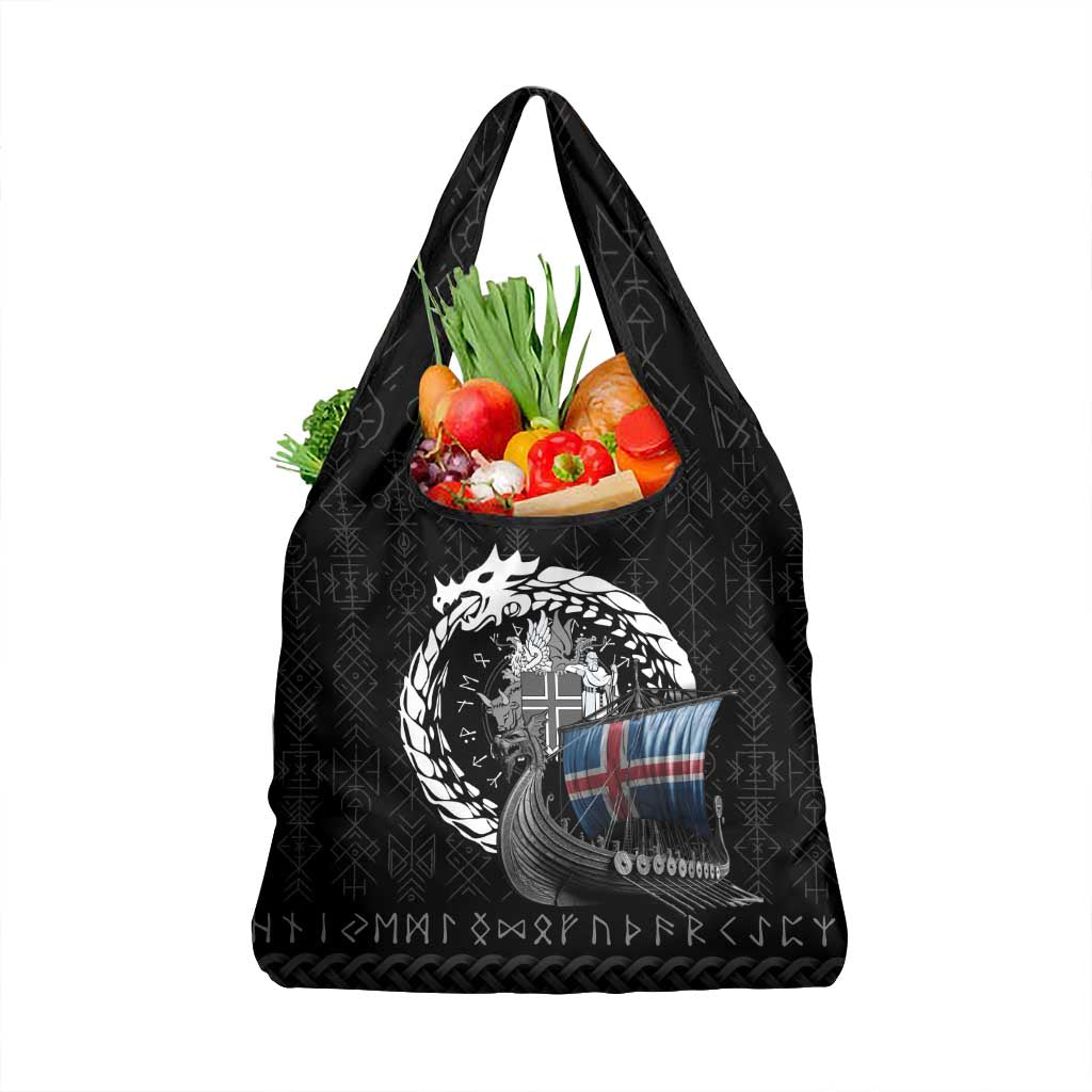Iceland Viking Drakkar Grocery Bag Viking Blood - Wonder Print Shop