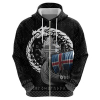 Iceland Viking Drakkar Hoodie Viking Blood - Wonder Print Shop