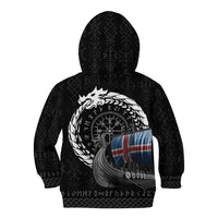 Iceland Viking Drakkar Kid Hoodie Viking Blood - Wonder Print Shop