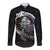 Iceland Viking Drakkar Long Sleeve Button Shirt Viking Blood - Wonder Print Shop