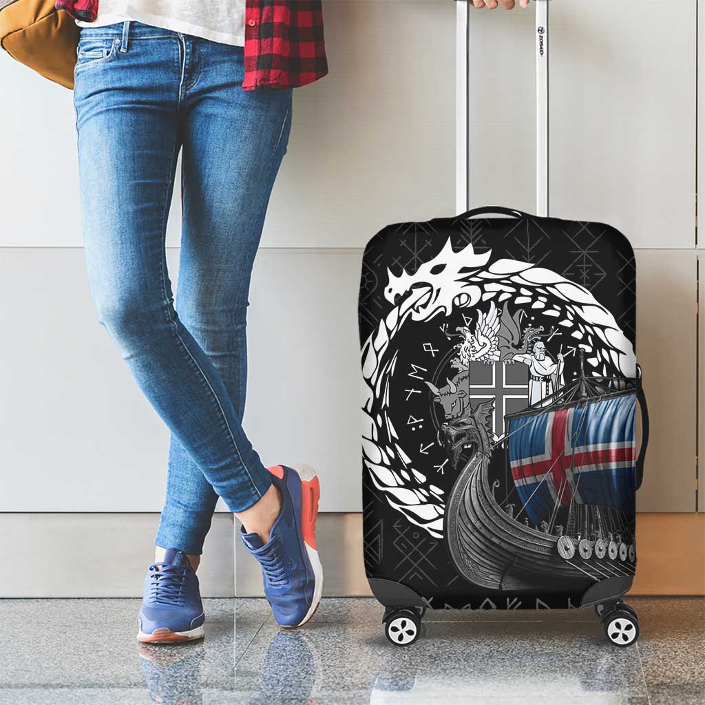 Iceland Viking Drakkar Luggage Cover Viking Blood - Wonder Print Shop