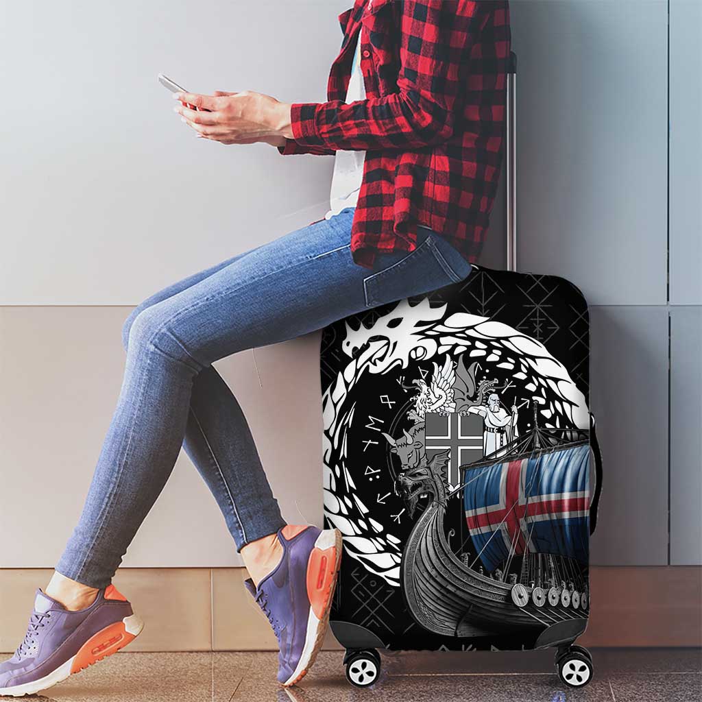Iceland Viking Drakkar Luggage Cover Viking Blood - Wonder Print Shop