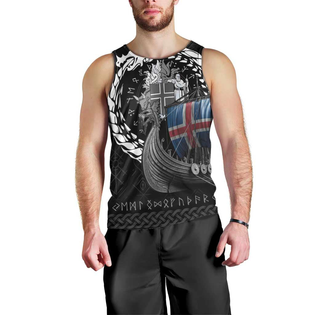 Iceland Viking Drakkar Men Tank Top Viking Blood - Wonder Print Shop