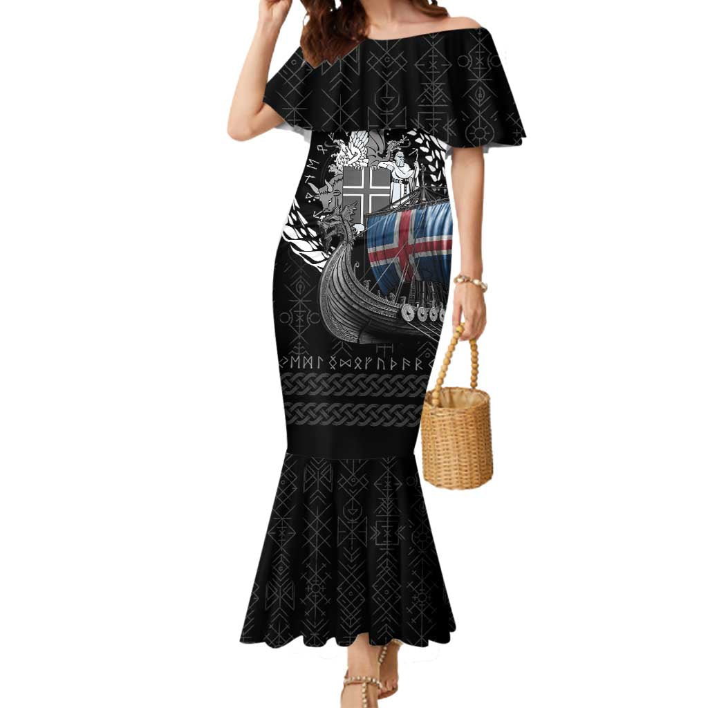 Iceland Viking Drakkar Mermaid Dress Viking Blood - Wonder Print Shop